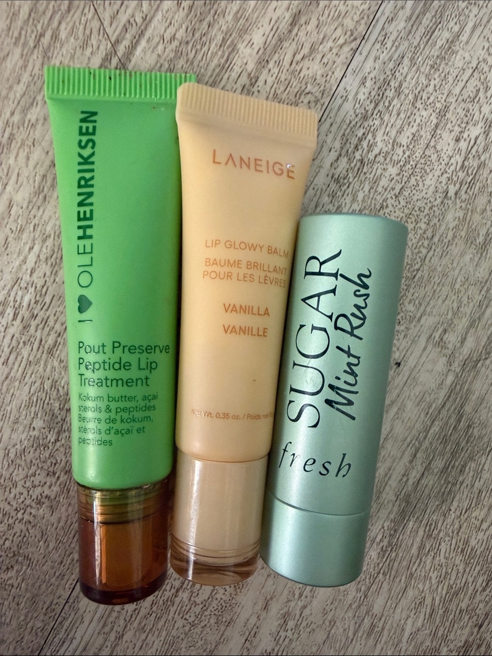 Lip treatment trio